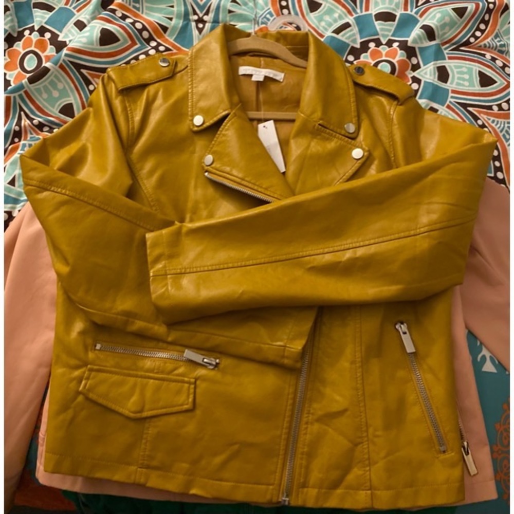 Faux Leather Jacket